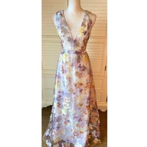 BCBG Generation Floral Gown